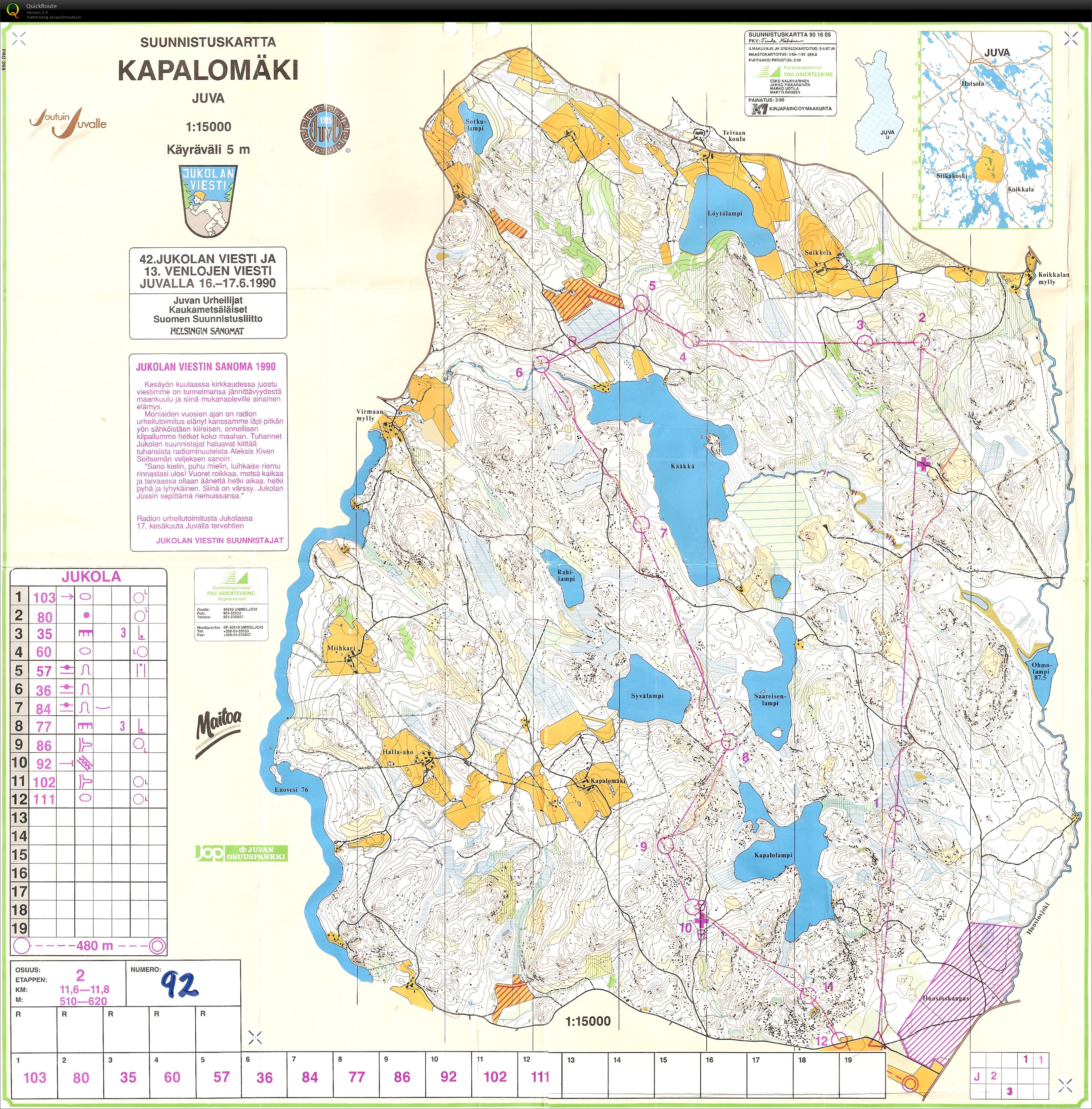 Jukola (17-06-1990)