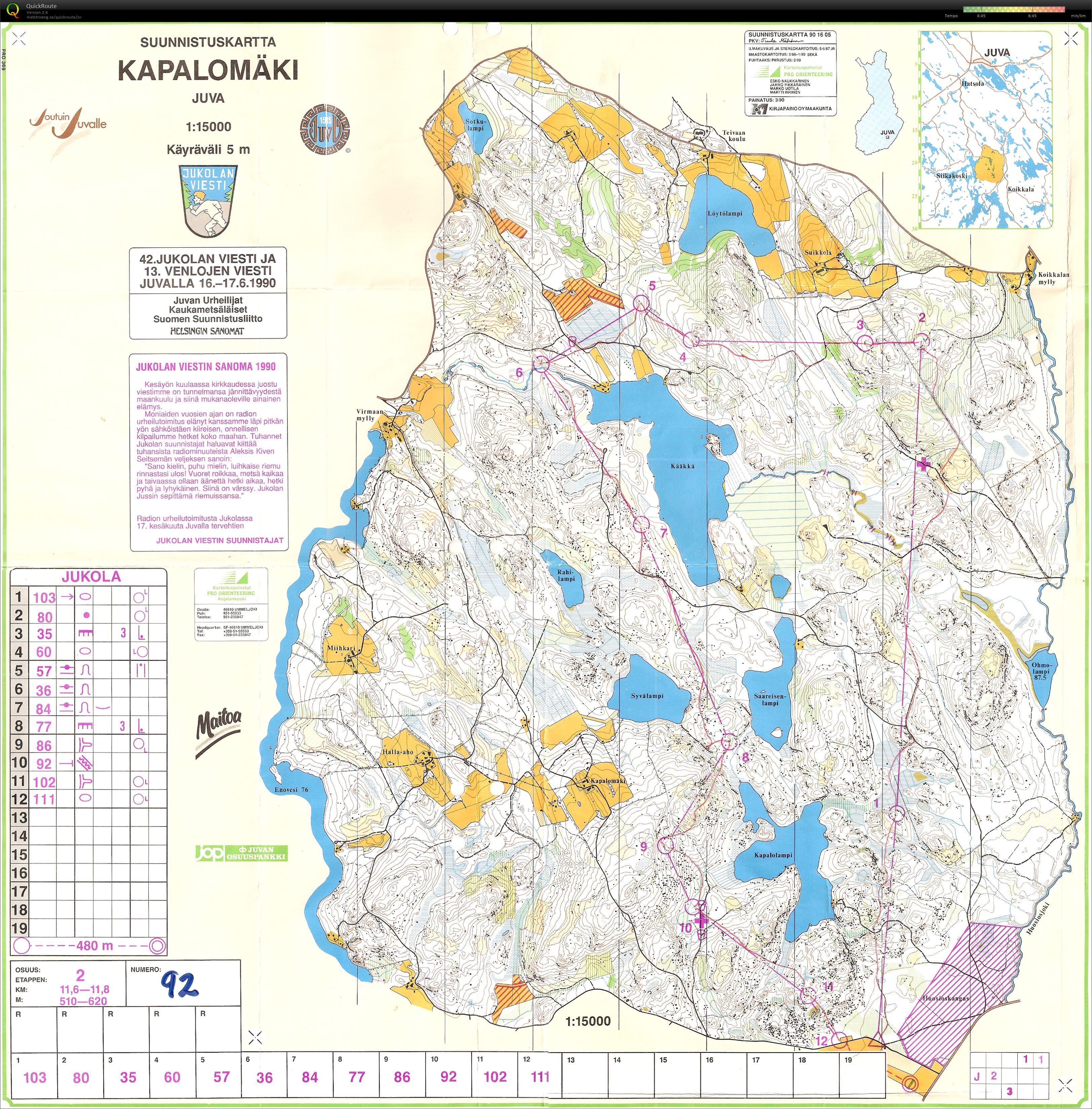 Jukola (17-06-1990)