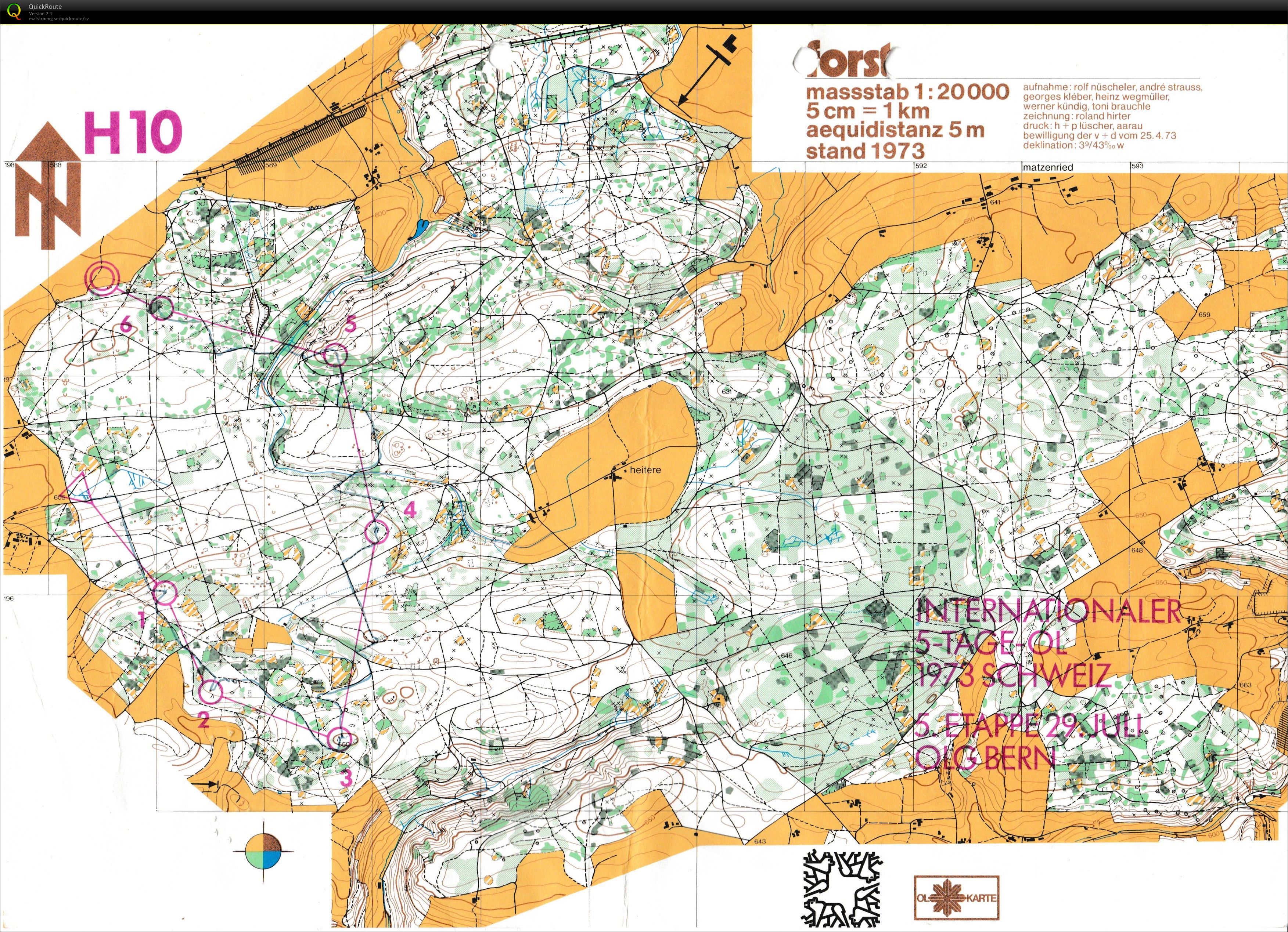 5-Tage-OL E5 (29.07.1973)